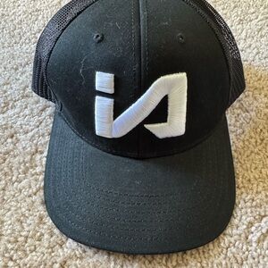 Black and White Logo Trucker Hat